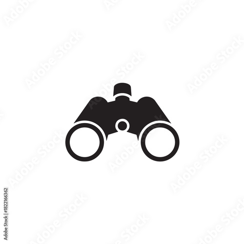 Binoculars silhouette simple optical device icon