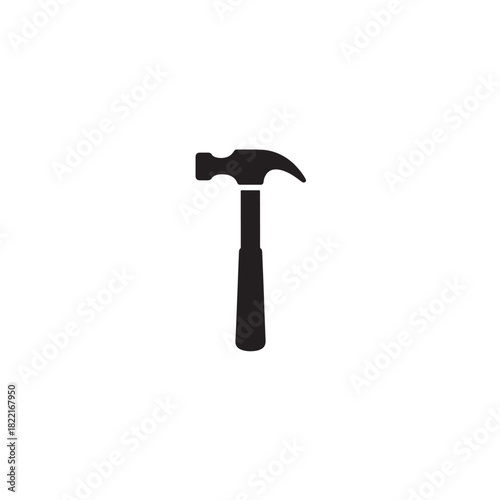 Hammer silhouette simple tool shape icon