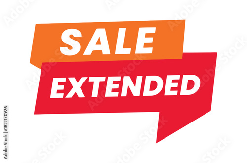 An orange banner reading 'SALE' is overlaid on a red banner reading 'EXTENDED', indicating an extended sale.