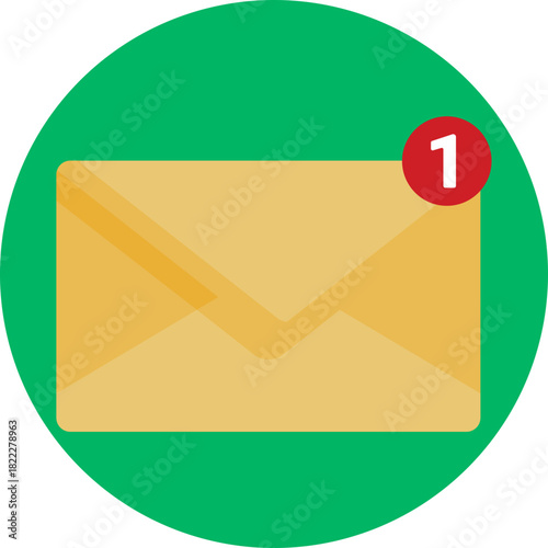 Envelope symbol representing email or messages.