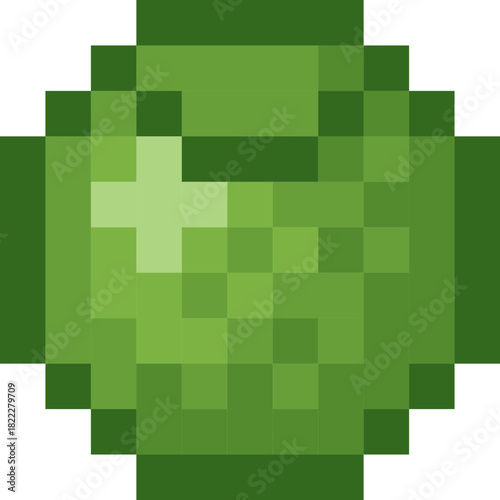 lime lemon isolate pixel illustration design