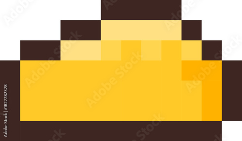 butter isolate pixel illustration design