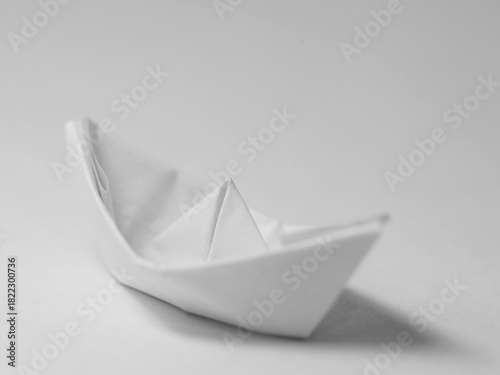 origami paper ship
