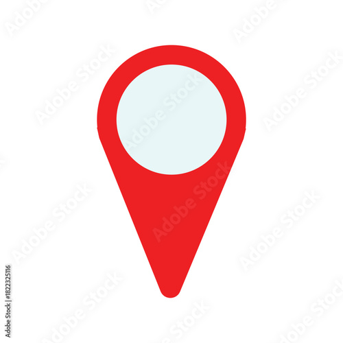 Find your destination with this vibrant location pin, an essential for maps and navigation apps, perfect for travel guides and business directories