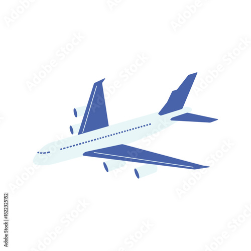 Sleek modern airplane cruising through the skies, symbolizing global travel, business journeys, and the freedom of flight with its elegant design and forward momentum.