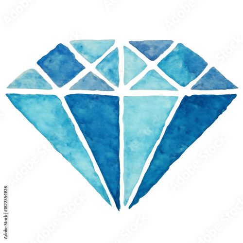 diamond in blue