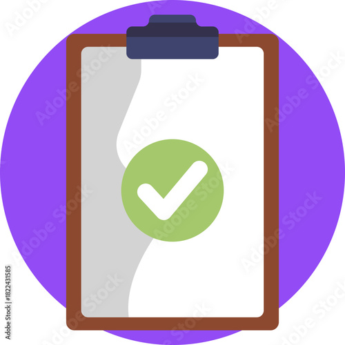 A clipboard with a checkmark, symbolizing confirmed or approved items.
