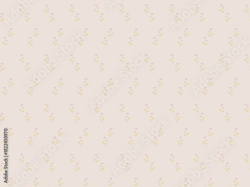 Minimalist Elegant Classic Floral Pattern
