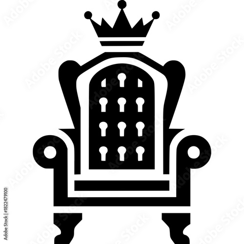 Throne Icon Vector