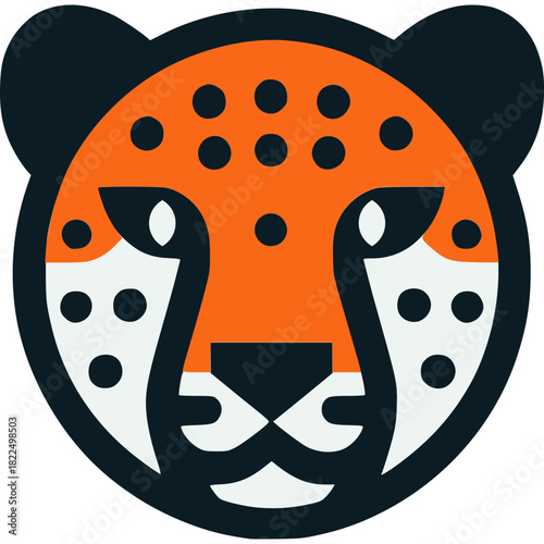 Cheetah Face Vector Icon