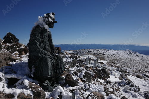 寒い雪山