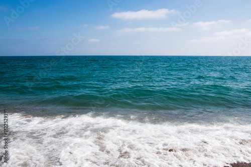 waves on the beach