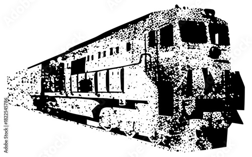 Train travels dynamically on railway tracks