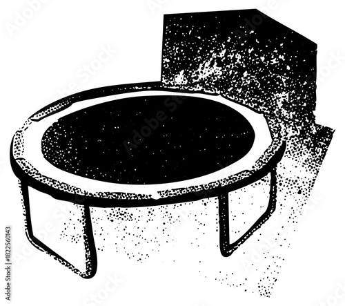 stands alone in a backyard