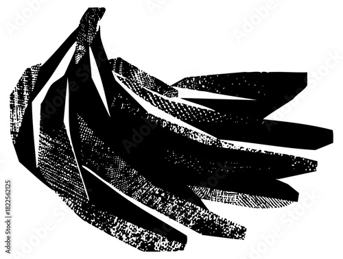 Bananas Display Arrangement in Still Life