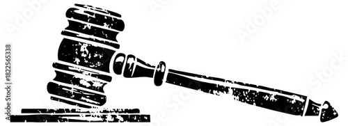 Gavel Strikes Justice in Legal Proceedings