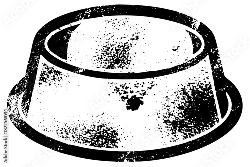 Pet bowl contents in a domestic setting