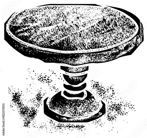 Footstool Supports Comfort in a Living Room