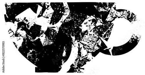 Tiger Roars Powerfully in Abstract Wildlife