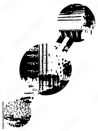 Retro microphone sings performance in a recording studio