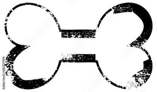 Dog bone texture in a playful pet design