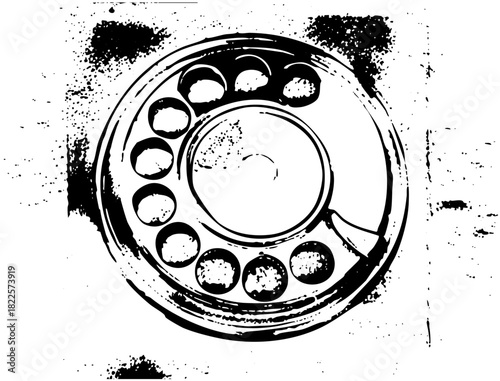 Wheel Hubcap Illustrates Automotive Detail in Transportation