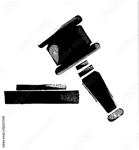 Gavel Strikes Down Justice in Courtroom