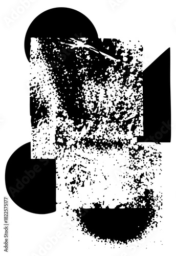 Abstract shapes disrupt texture for modern design