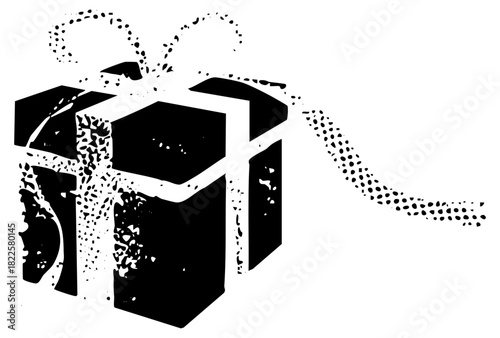 Gift Box Opens Celebration with a Textured Motif