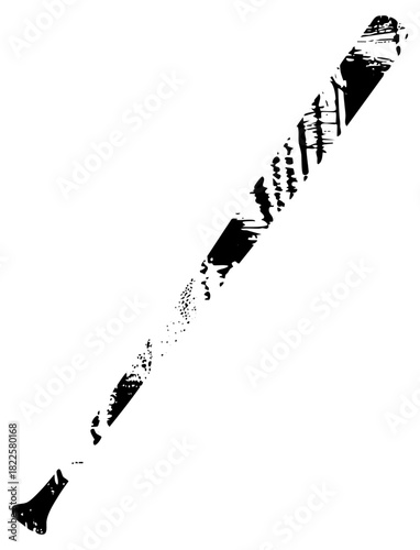 Clarinet illustrates musicality in a vintage style