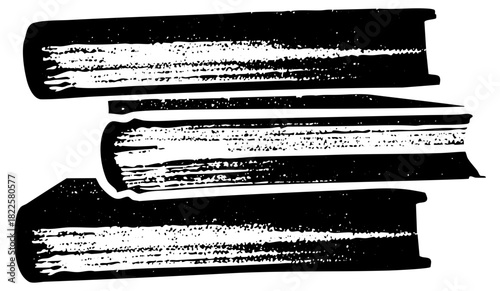 Books Stack Illustration Texture