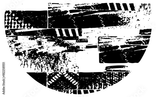 Abstract Shape Explores Texture in Modern Design