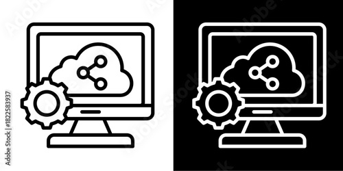 Share  Icon Set White Mix Style Collection