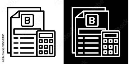 Calculator  Icon Set White Mix Style Collection