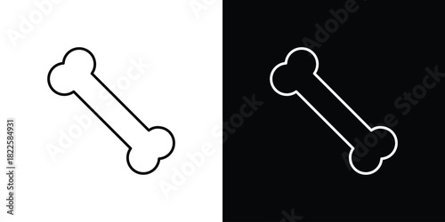Bone icons pack set, ready to use vector
