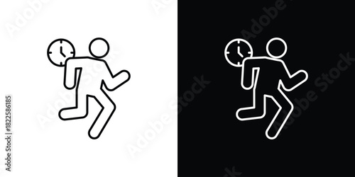 Busy icons pack set, ready to use vector