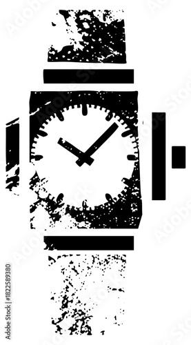 Wristwatch time in distressed