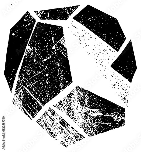 Broken glass shatters dynamically in abstract composition