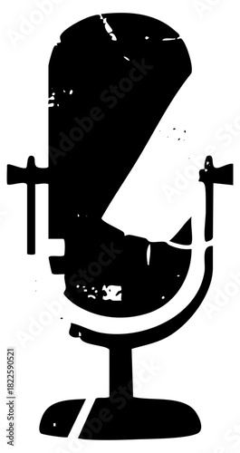 Microphone broadcasts in a recording studio