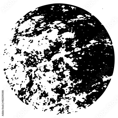 Moon appears textured in a night sky