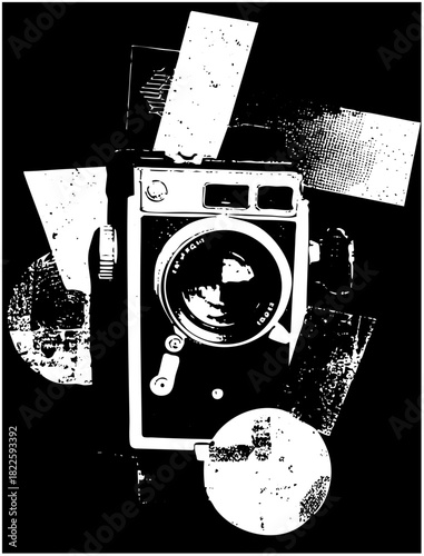 Vintage Camera Illustrates Nostalgia in Studio