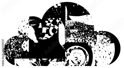 Motorcycle accelerates on open road