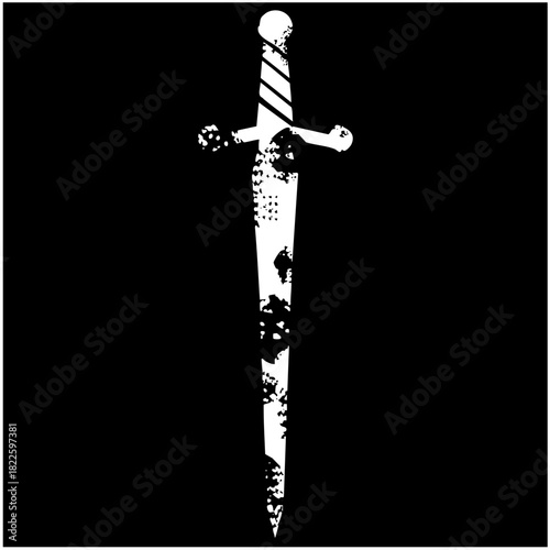 Dagger aggression in a dramatic illustration