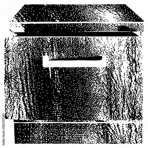 Mailbox receives post in a residential setting