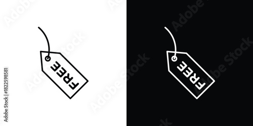 Free tag icons pack set, ready to use vector