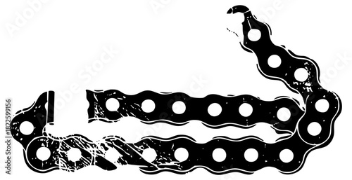 Chain curves dynamically a dark surface