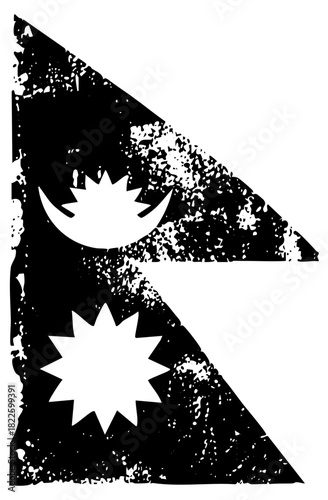Nepal flag national identity in a geopolitical context