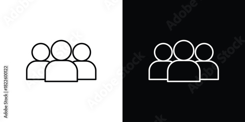 Group icons pack set, ready to use vector