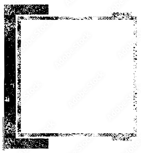 Grunge frame enhances vintage in a distressed border