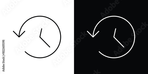 History icons pack set, ready to use vector